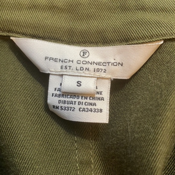 NWT French Connection olive green light jacket - Picture 7 of 7